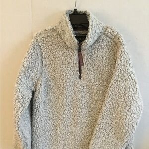 True Grit Oatmeal colored Sherpa Pullover